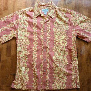 Cooke Street Red and Yellow Hawaiian Shirt